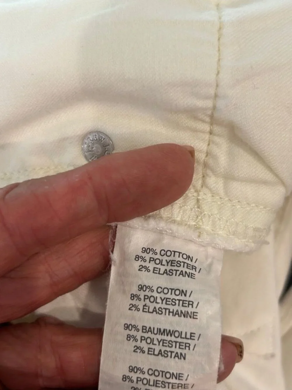 J. Crew White Lookout Hi Rise Crop Jeans Size 26